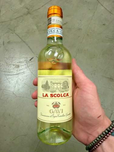 375ML Half Bottle 2023 La Scolca White Label-Etichetta Bianca Gavi del Comune di Gavi DOCG, Italy