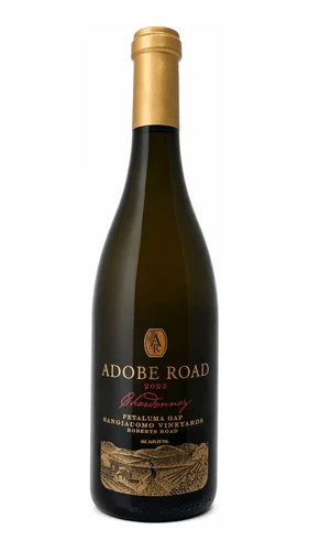 2022 Adobe Road Chardonnay Sangiacomo bottle