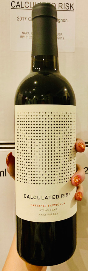 2017 Calculated Risk Atlas Peak Cabernet