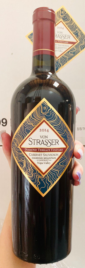 2014 Von Strasser Diamond Terraces Vineyard Diamond Mountain Cabernet