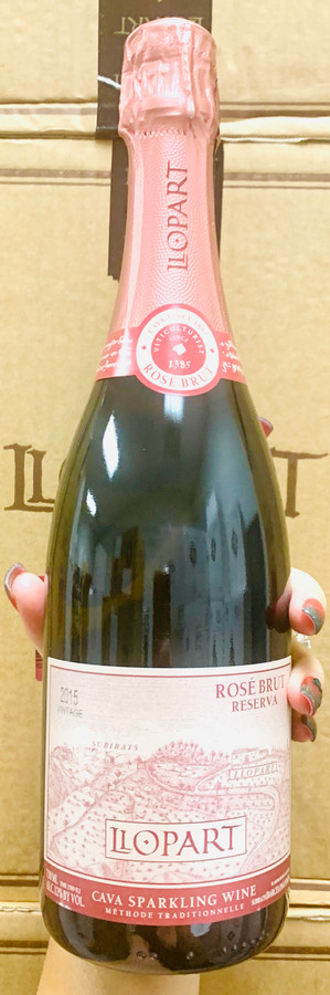 2015 Llopart Brut Rose Sparkling Cava