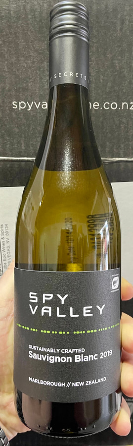 2019 Spy Valley Sauv Blanc Marlborough NZ (#73 WS Top 100)