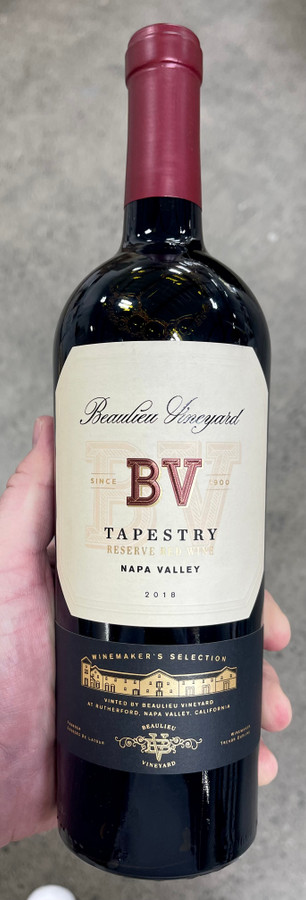 2018 Beaulieu Vineyard BV Reserve Tapestry, Napa Valley (94JS/93V/92WS)