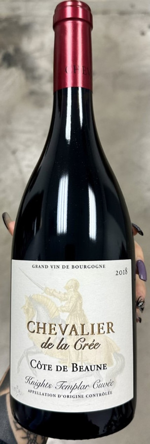 2018 Chevalier de la Cree Cote de Beaune Knights Templar Cuvee Pinot Noir (91JS)