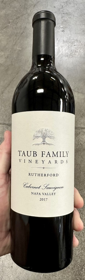 2017 Taub Family Rutherford Cabernet