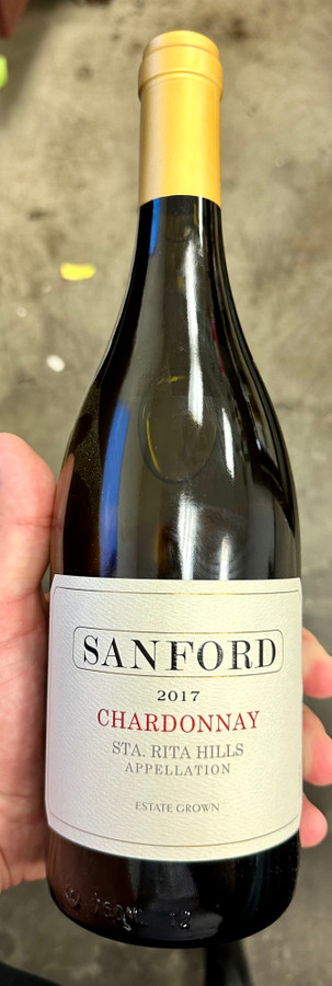2017 Sanford Winery Chardonnay Sta Rita Hills