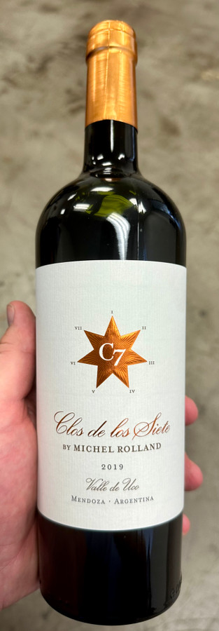 2019 Clos de los Siete by Michel Rolland Vista Flores, Argentina (94JS)