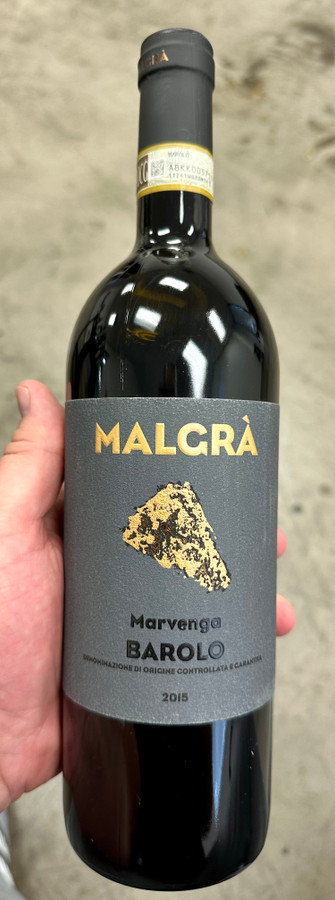 2015 Malgra Marvenga Barolo DOCG, Italy
