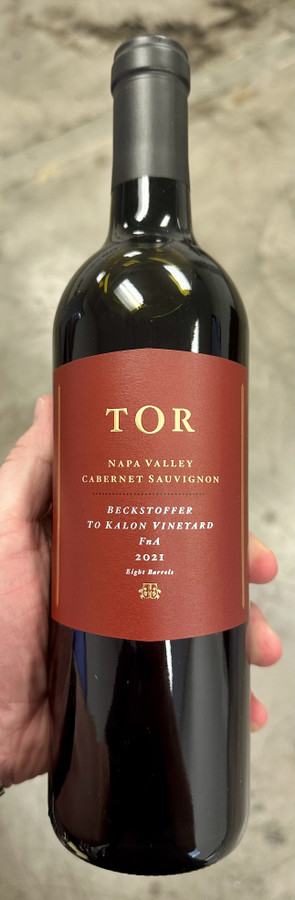 2021 TOR 'FnA' Beckstoffer To Kalon Vineyard Cabernet, Napa Valley (97RP/98JD/97JS)