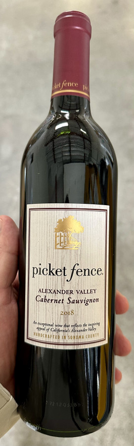 2018 Picket Fence Cabernet, Alexander Valley