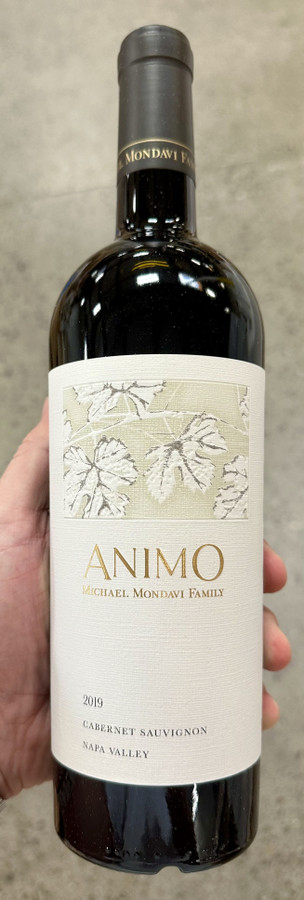 2019 Michael Mondavi Family 'Animo' Cabernet, Atlas Peak Napa Valley (94WE)