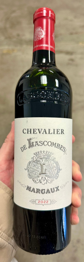 2022 Chateau Lascombes 'Chevalier de Lascombes' Margaux, France (93WRO)