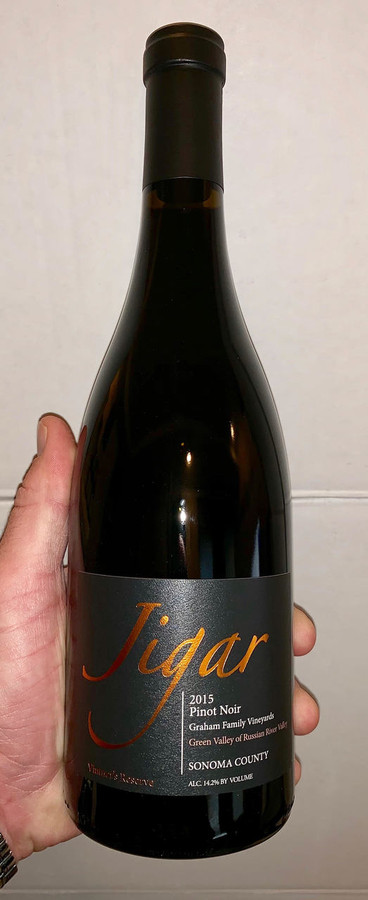 2015 Jigar Graham Family Vineyards Reserve Pinot Noir Green Valley of Russian River Valley