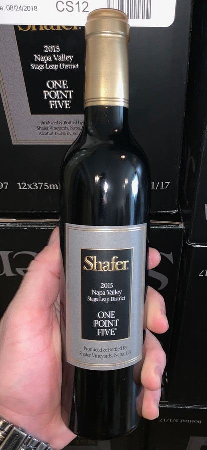 375ML Half Bottles! 2015 Shafer Vineyards 'One Point Five' Cabernet Stags Leap District (97WE)