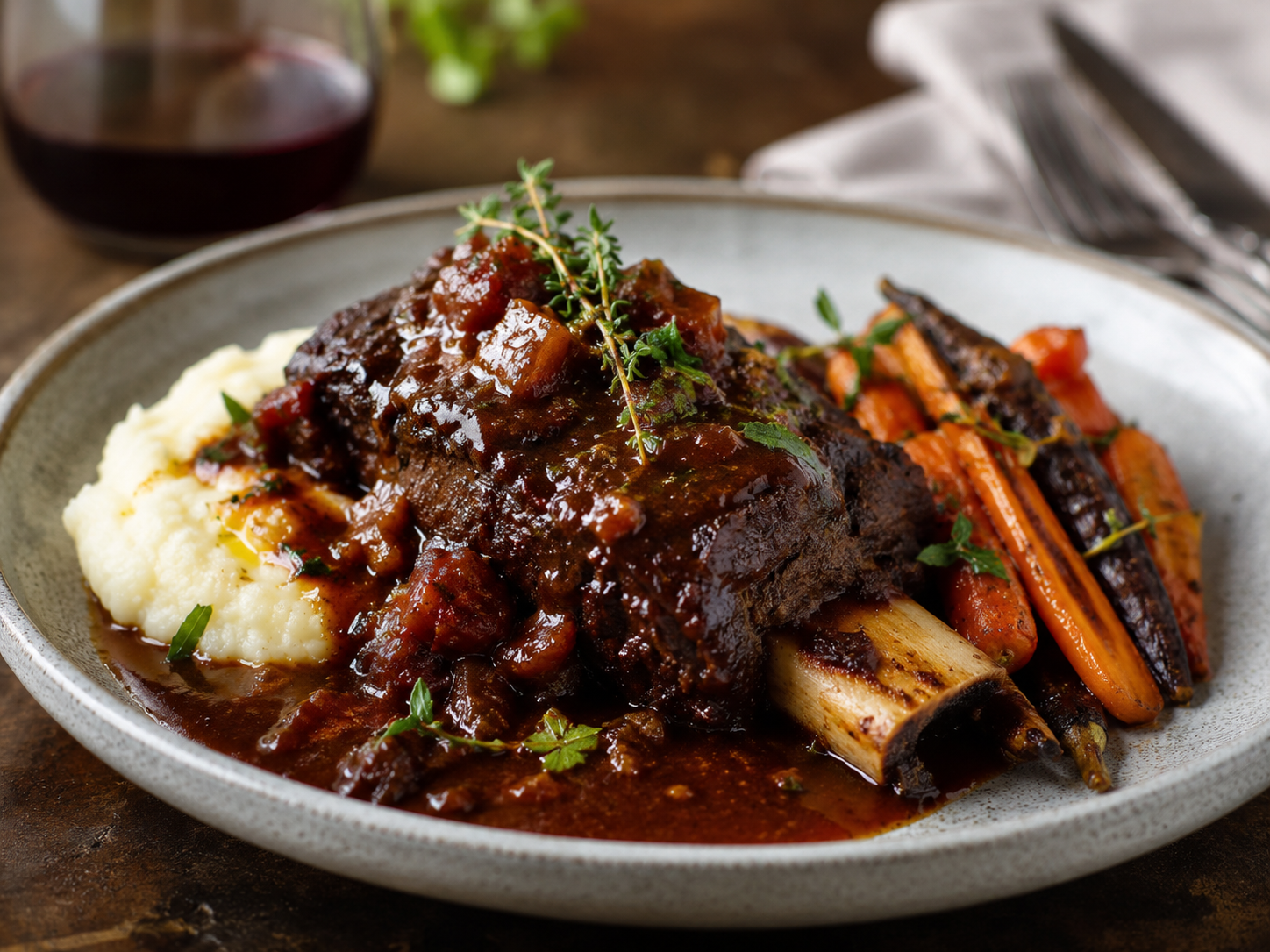 Rioja-braised short ribs pairing for Castillo Ygay Rioja