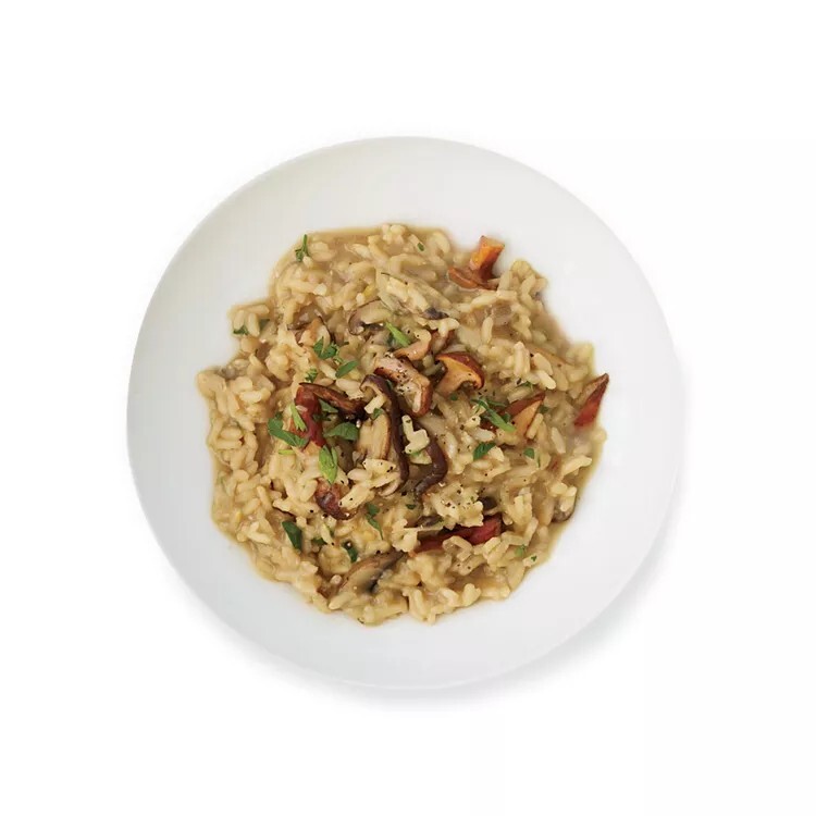 Wild Mushroom and Red Wine Risotto