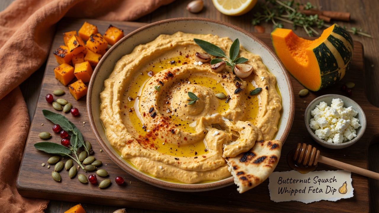Butternut Squash Whipped Feta Dip