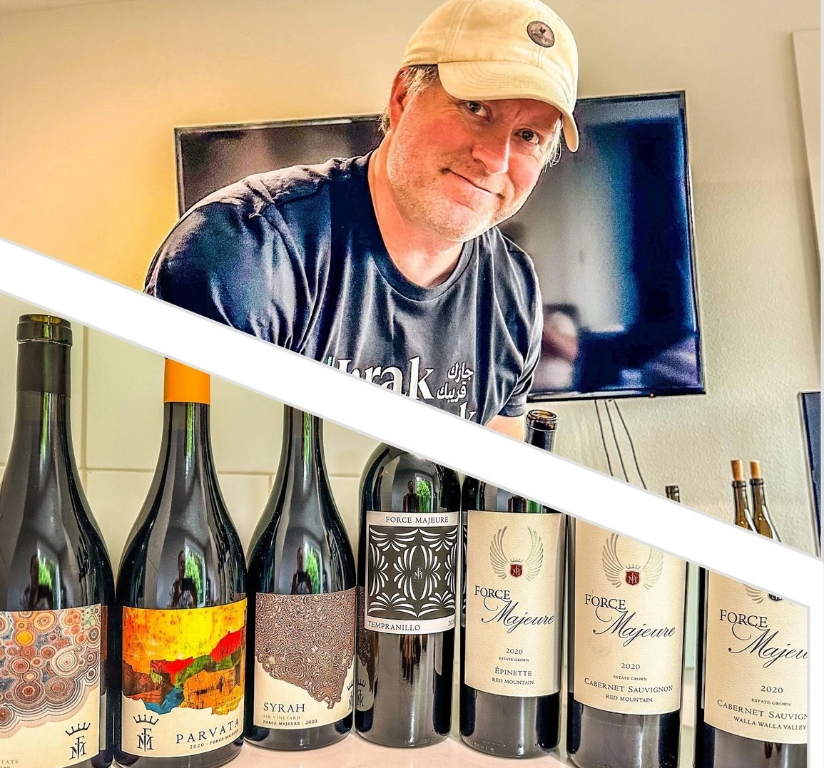 Force Majeure cellar and barrel work