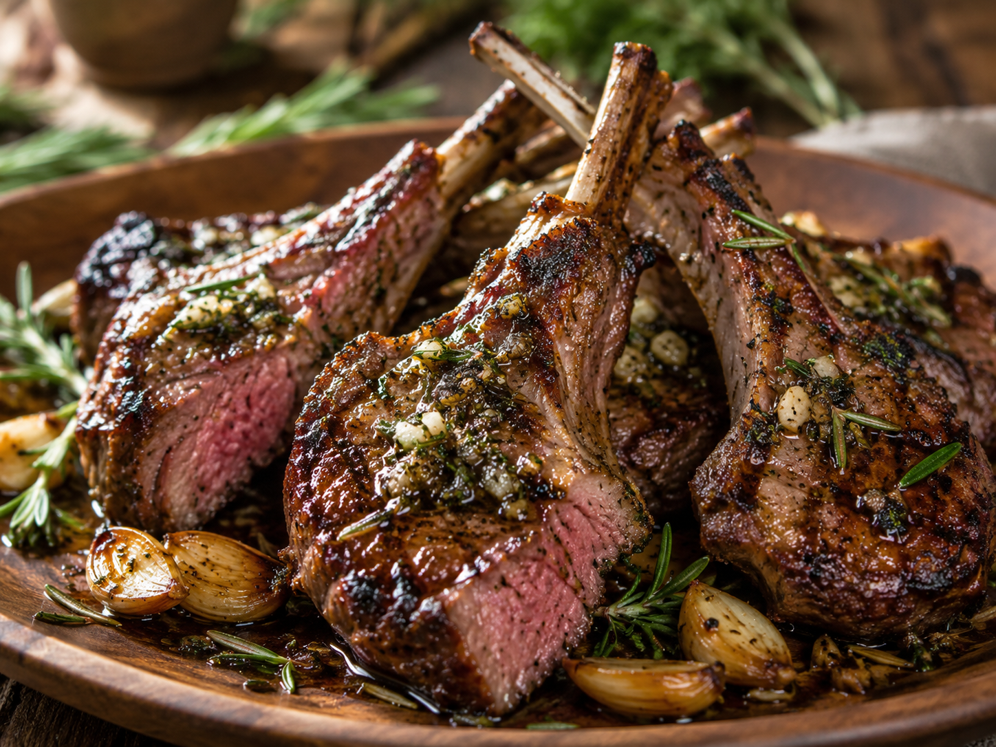 Rosemary-Crusted Lamb Chops