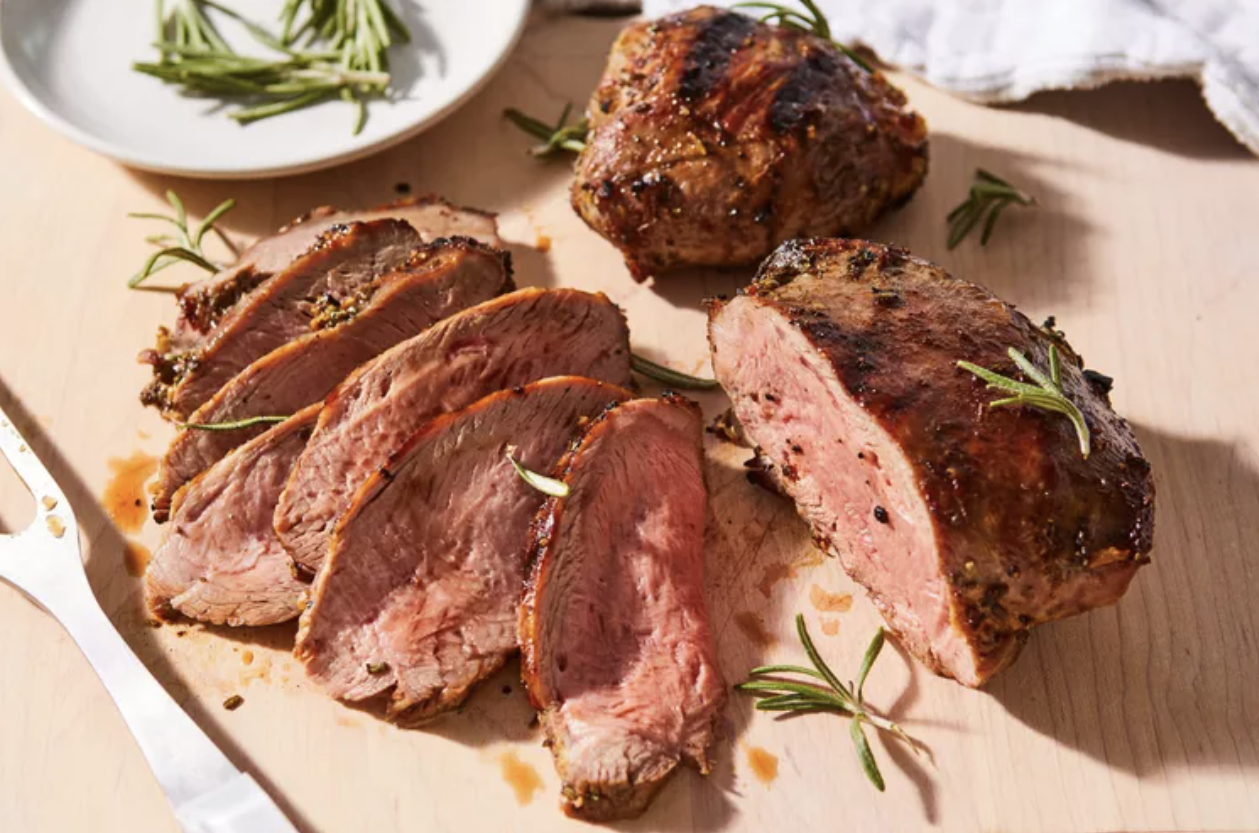 Grilled Leg of Lamb with Garlic and Rosemary