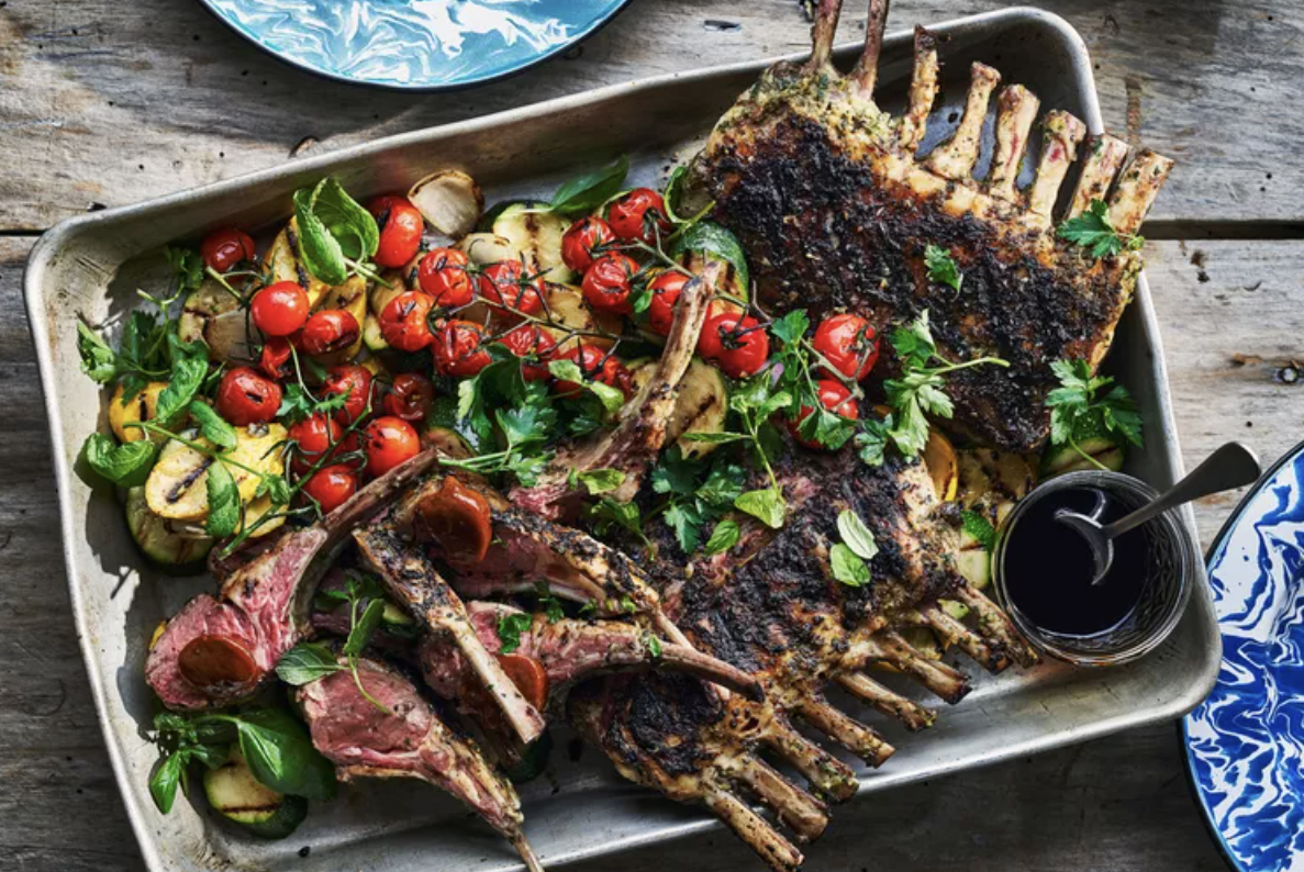 Grilled Rack of Lamb