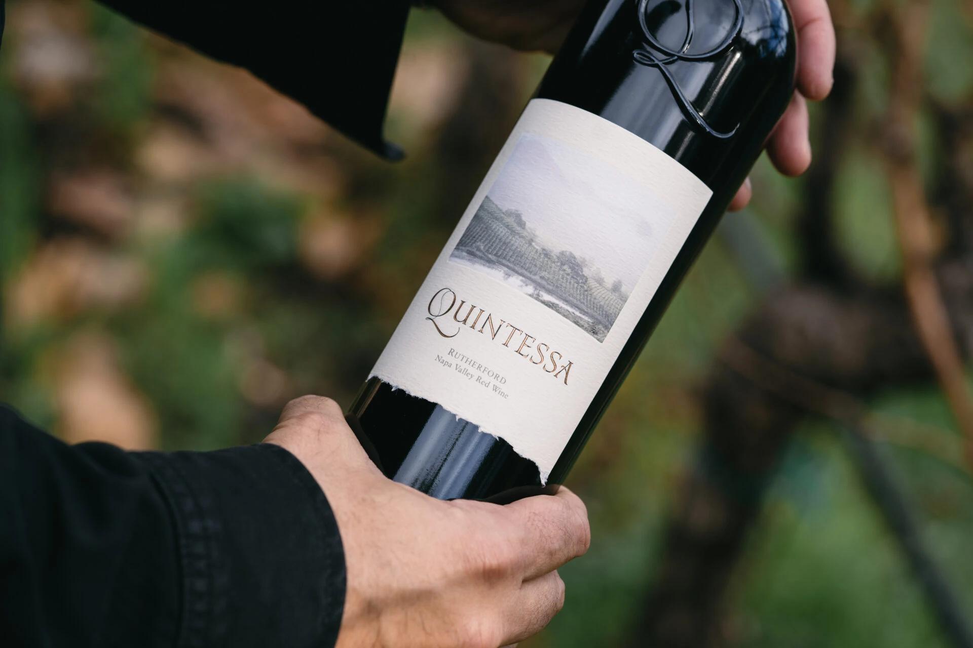 Cabernet in crystal, Rutherford estate red