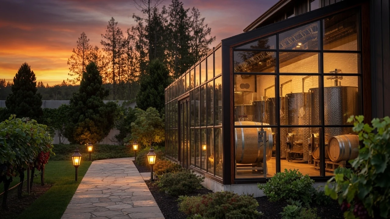 Cool-climate white wine cellar
