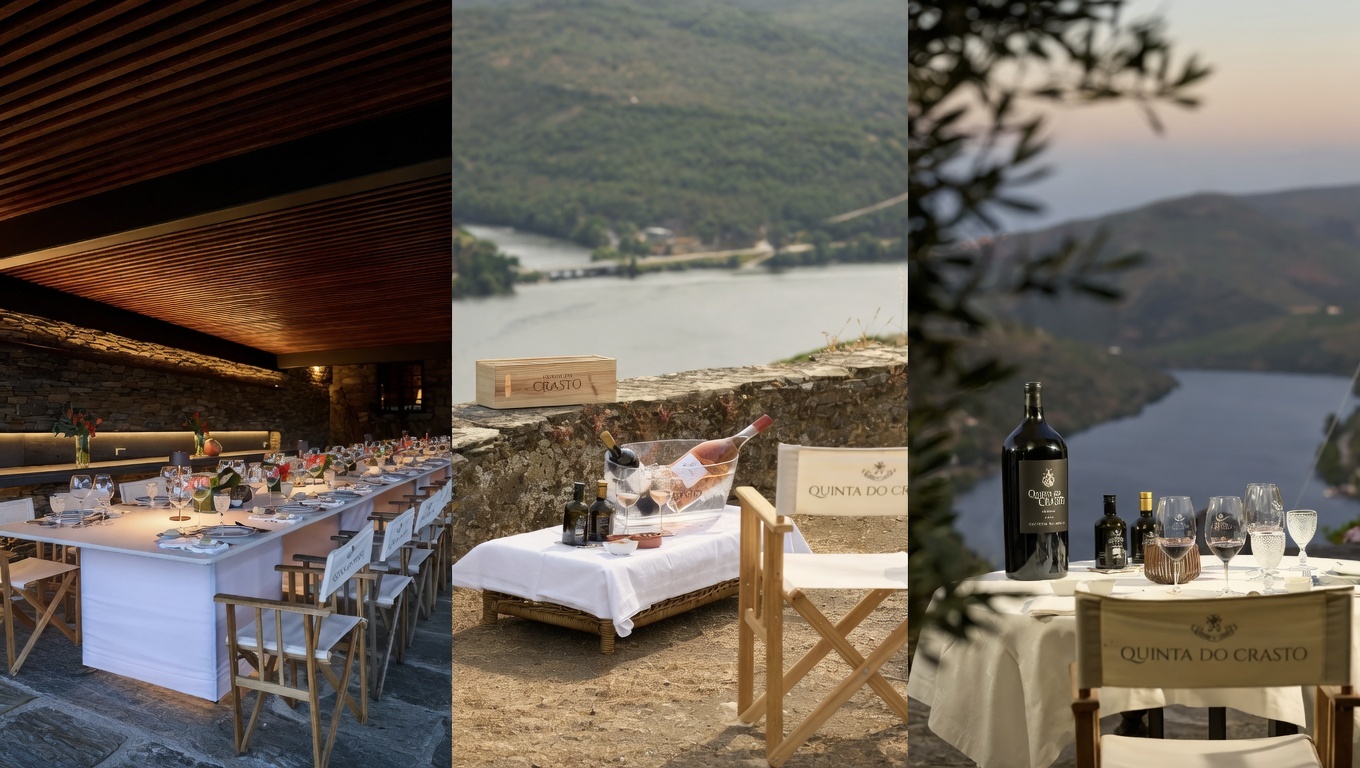 Premium wine cellar and tasting setting