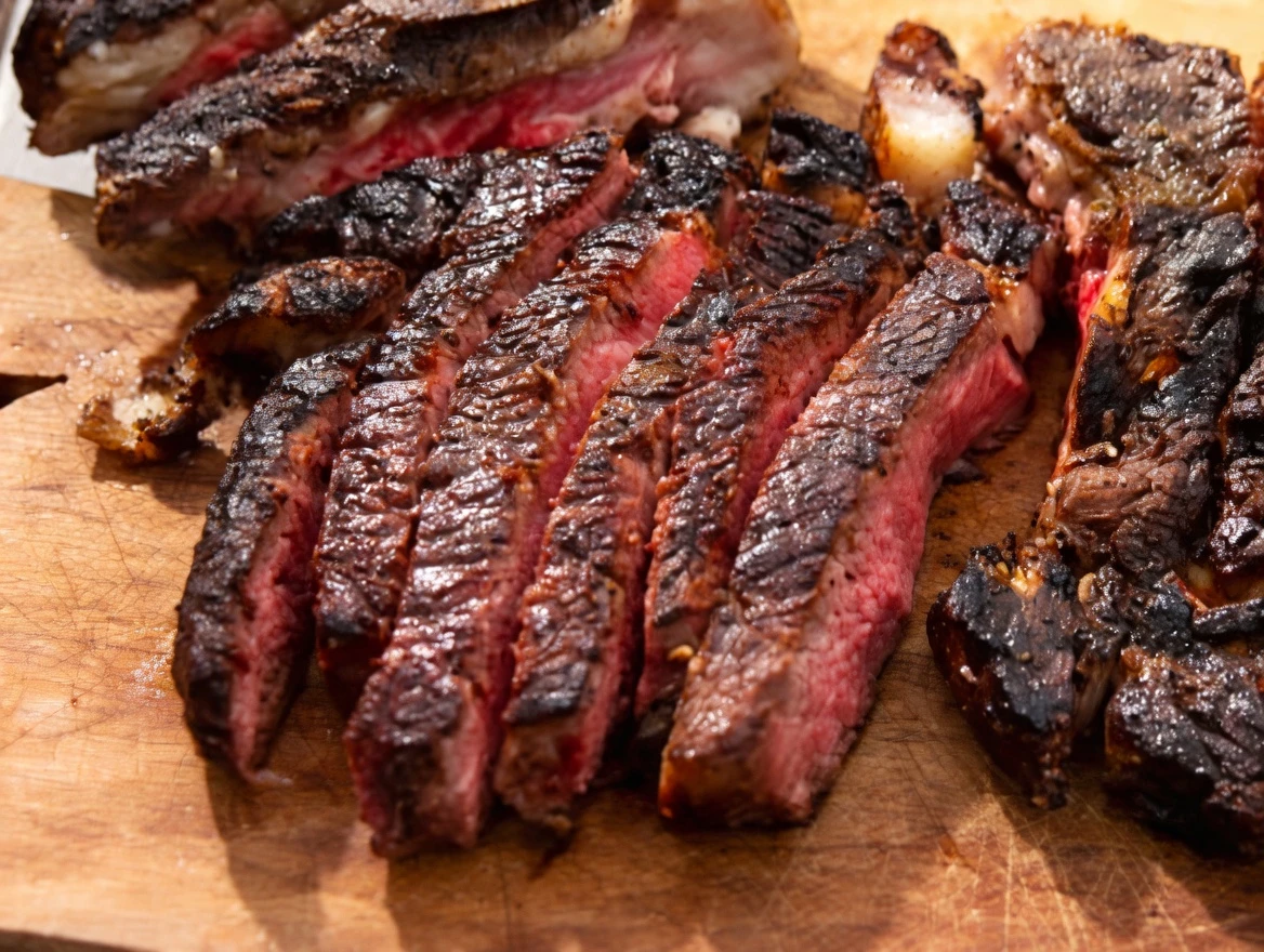 Grilled Salt and Pepper Crusted Rib Eye, food pairing image