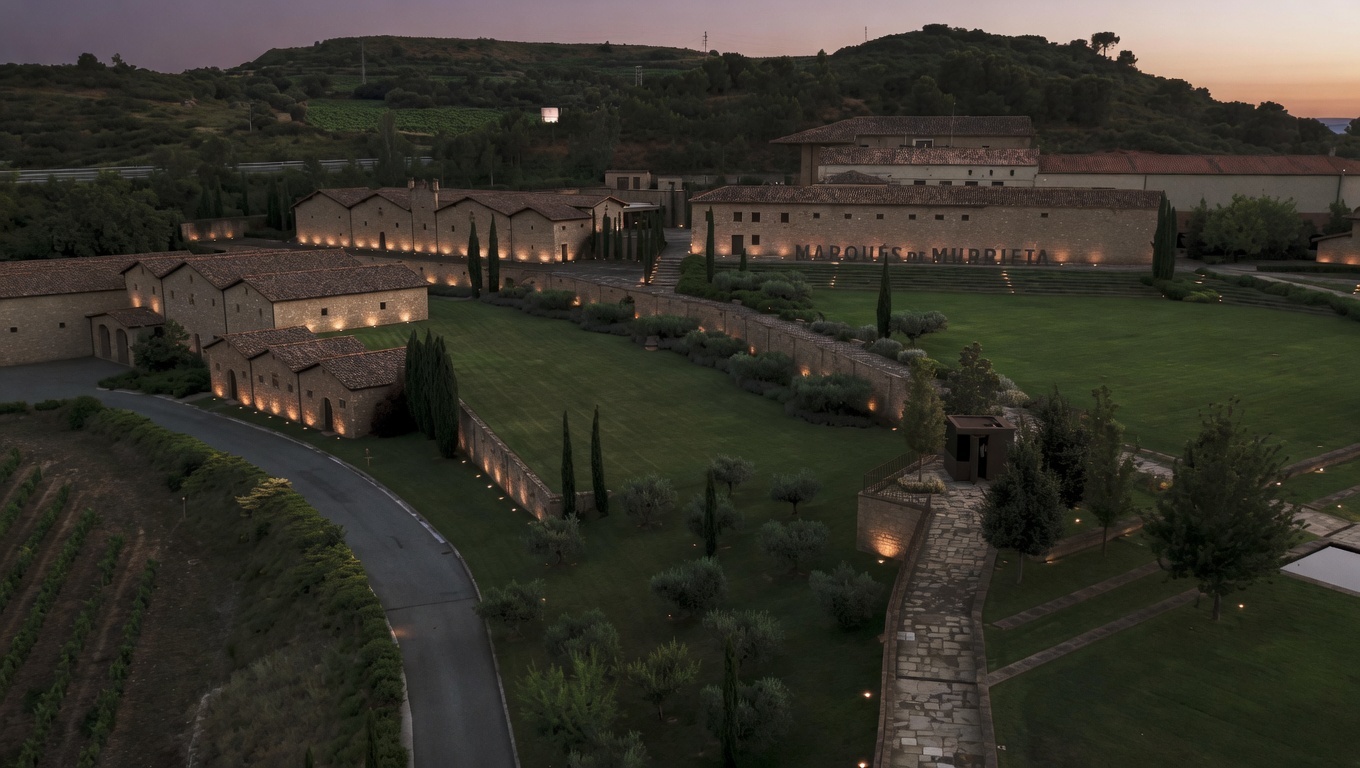 Luxury Rioja critical acclaim setting