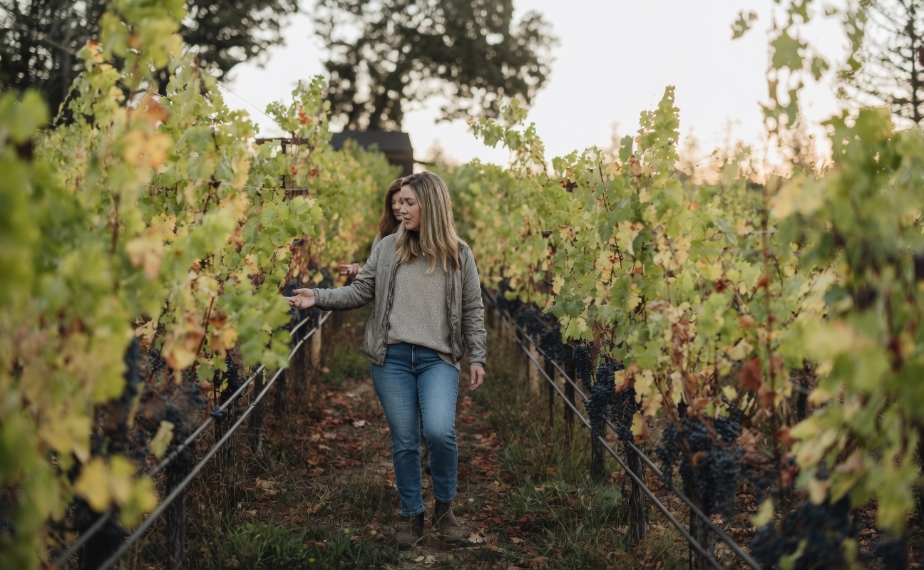 Luxury Cabernet acclaim and tasting setting