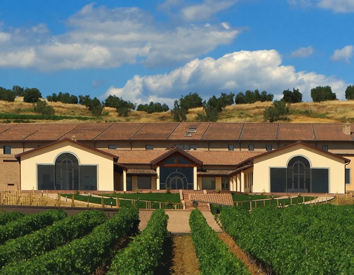 Historic Italian estate and cellar story atmosphere for Montiano