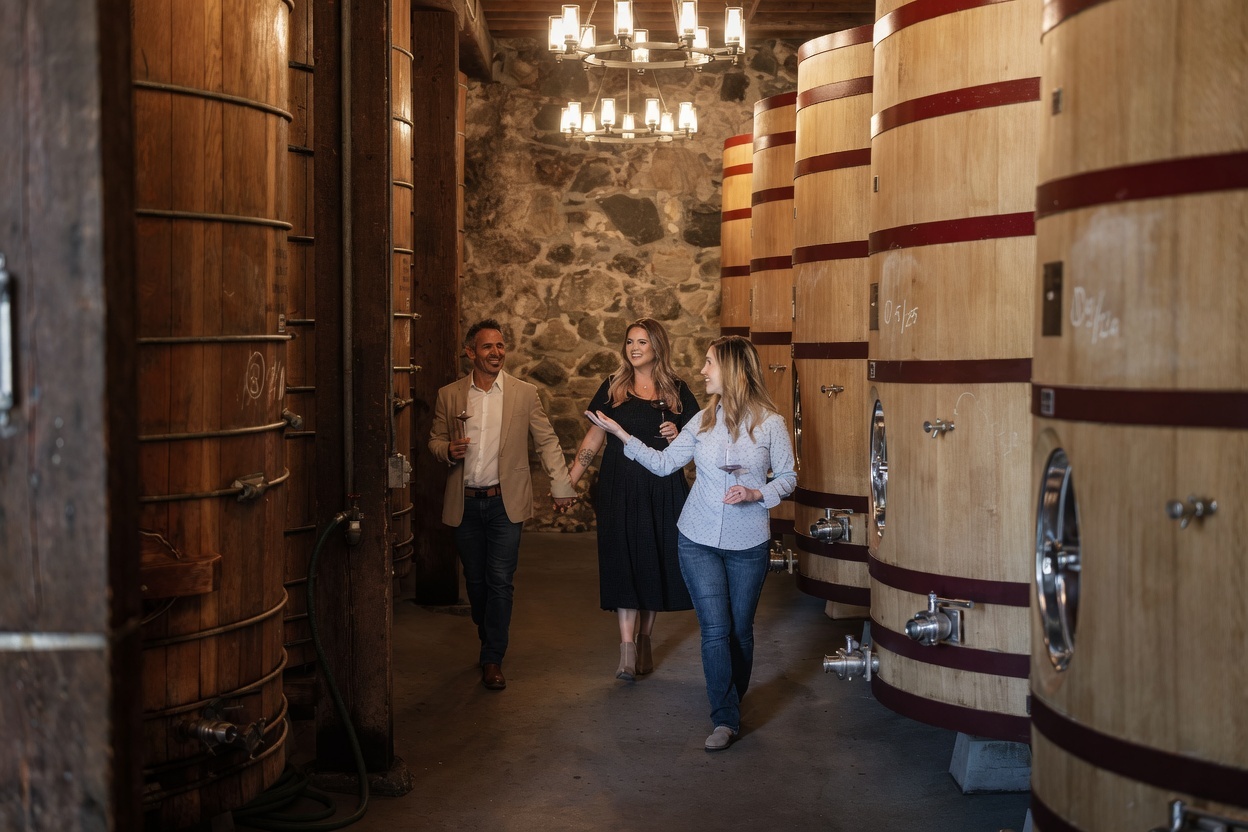 Premium wine market value presentation
