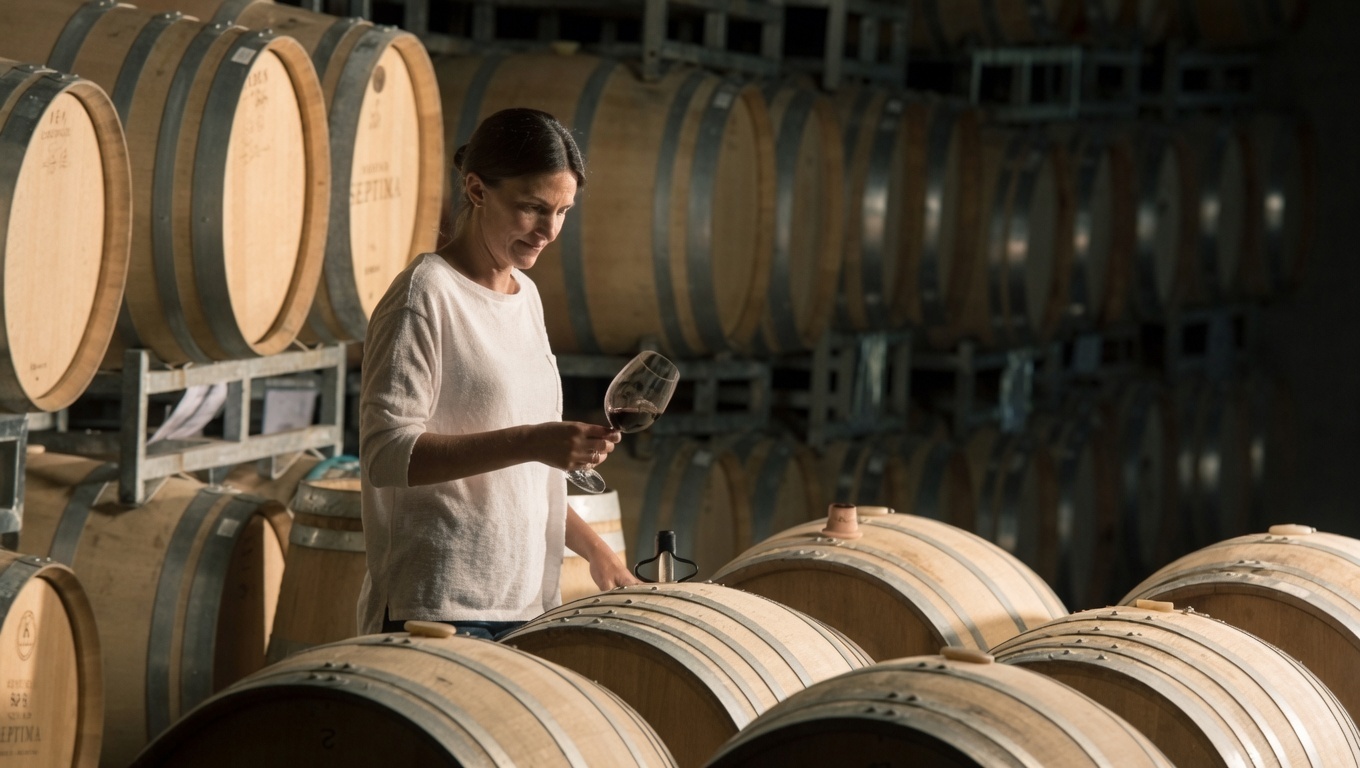 Premium Pinot Noir tasting scene for critical acclaim context