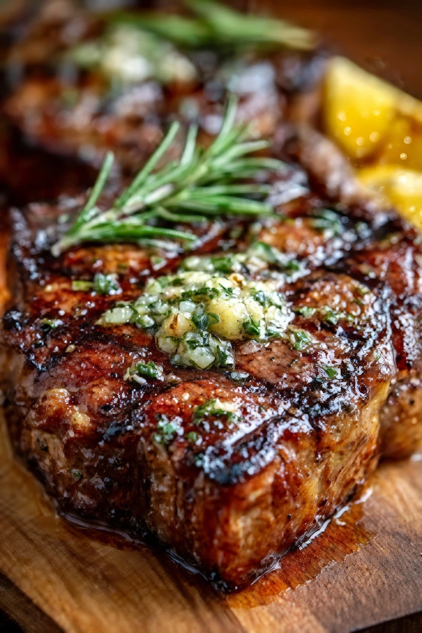 Classic Pan-Seared Ribeye Steak, food pairing image