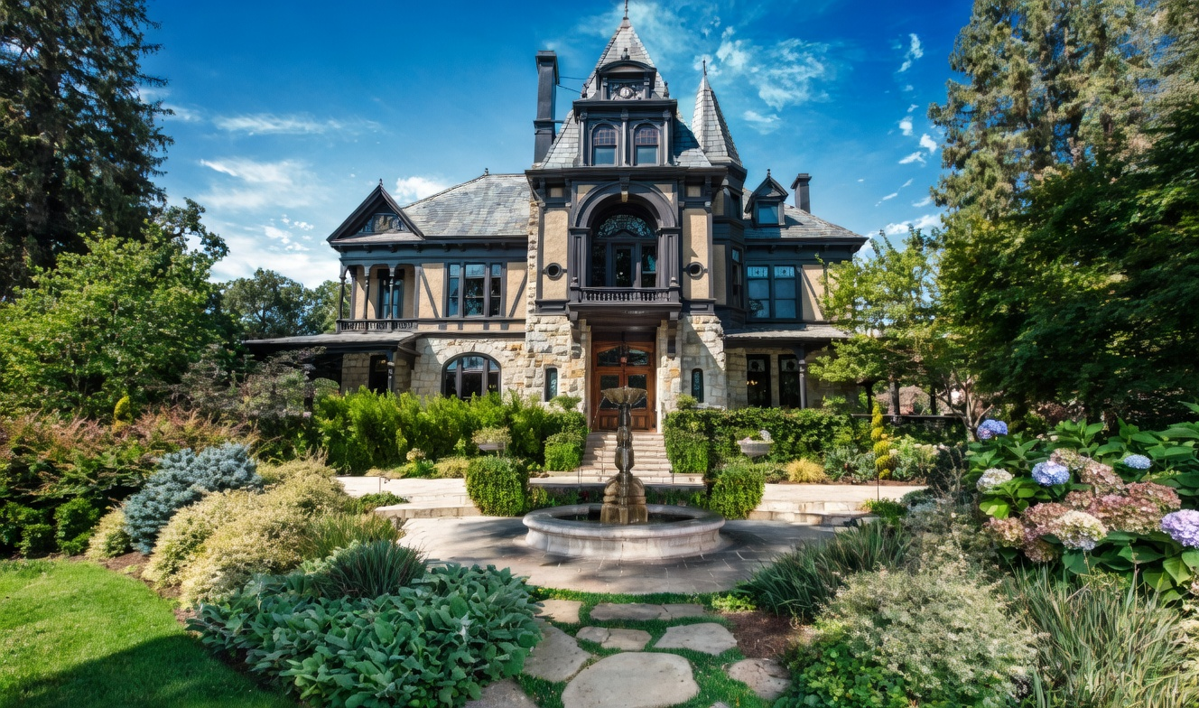 Luxury Napa estate exterior