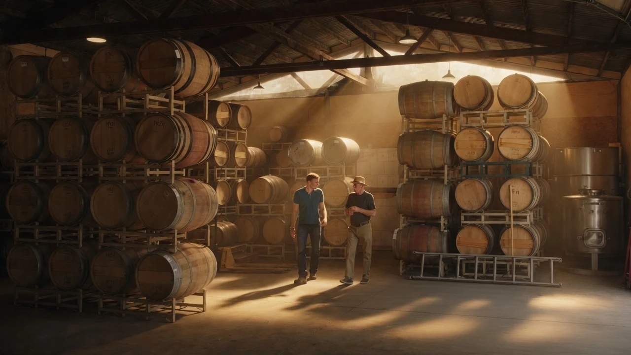 Lodi vineyard mood for Markus Blue
