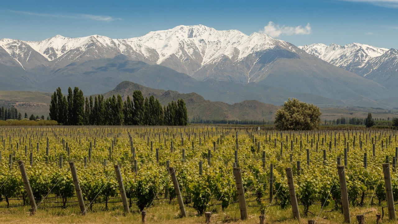 Casa de Uco estate and Andes setting