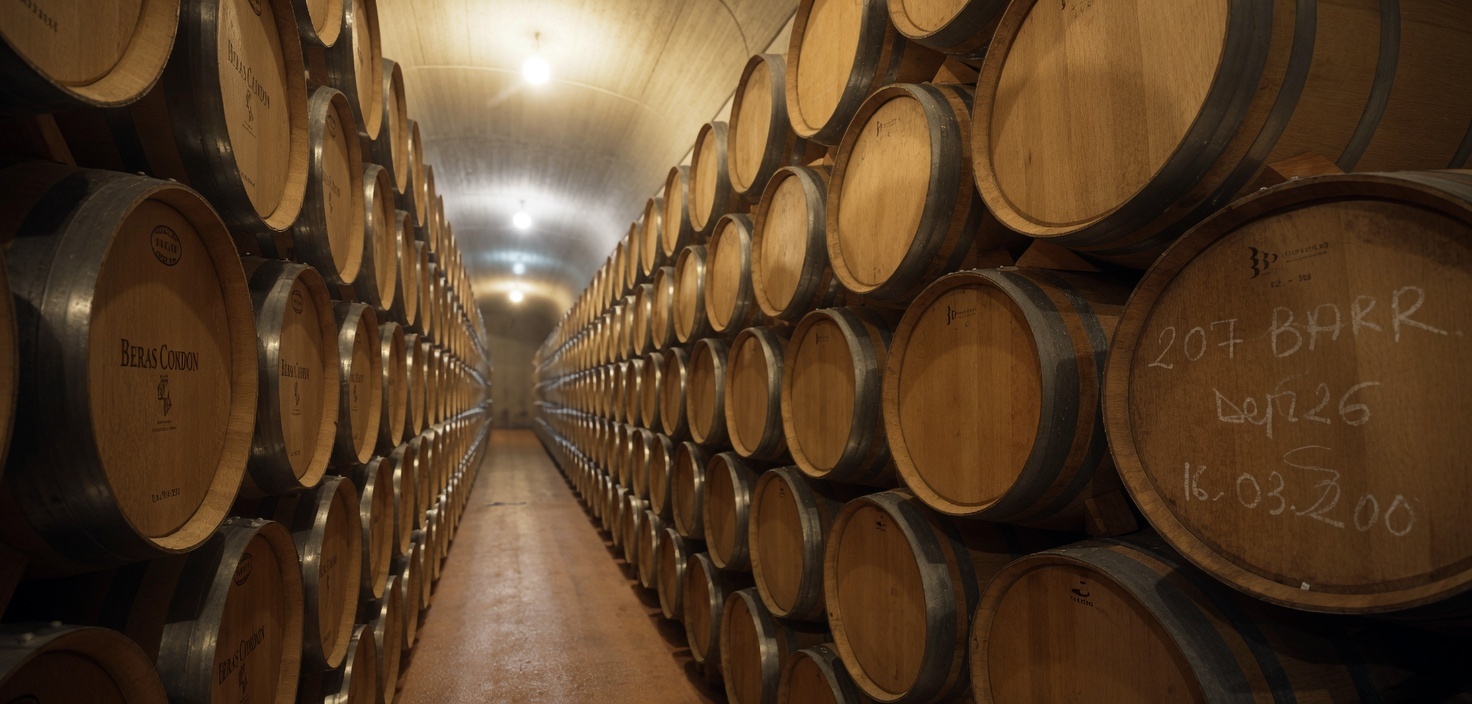 Glass of mature Rioja with red fruit and spice mood