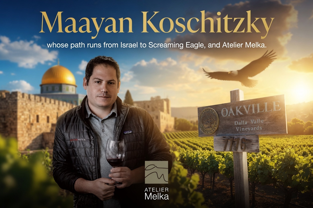 Royal Prince headline image featuring Maayan Koschitzky and Royal Prince Cabernet Sauvignon