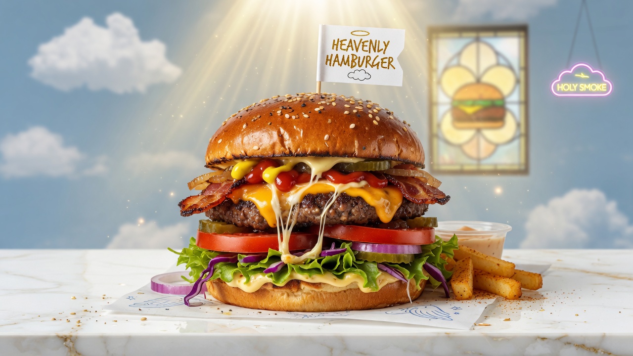 Heavenly Hamburger, food pairing image