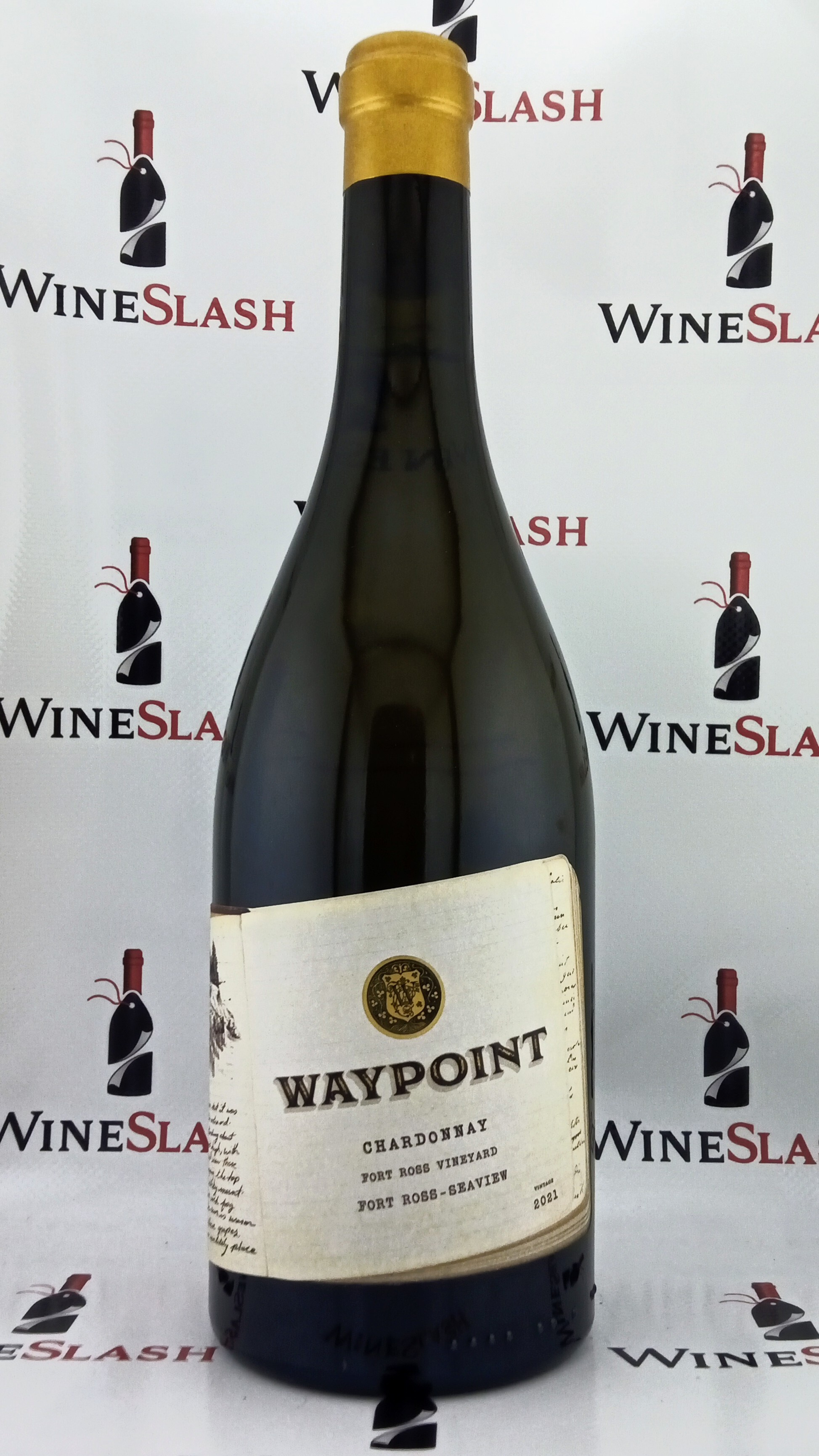 2021 Waypoint Chardonnay Fort Ross Vineyard, Sonoma County bottle