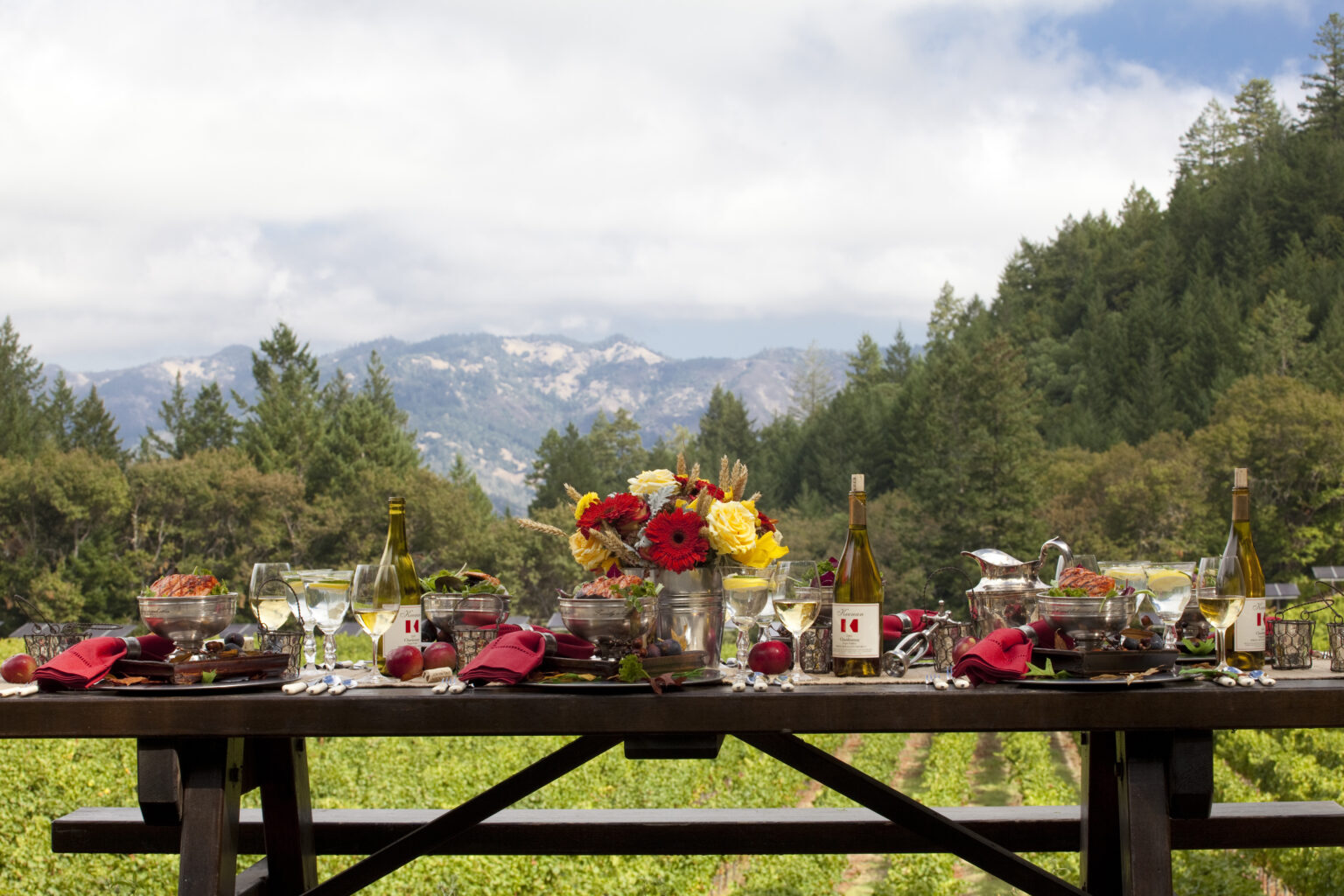 Keenan Winery Picnic View