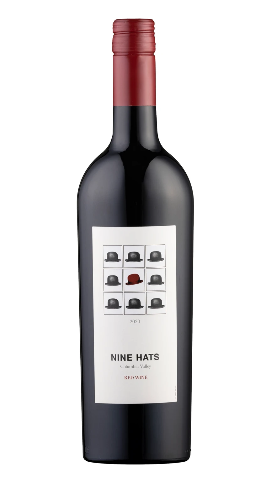 2020 Nine Hats Red Wine Columbia Valley bottle