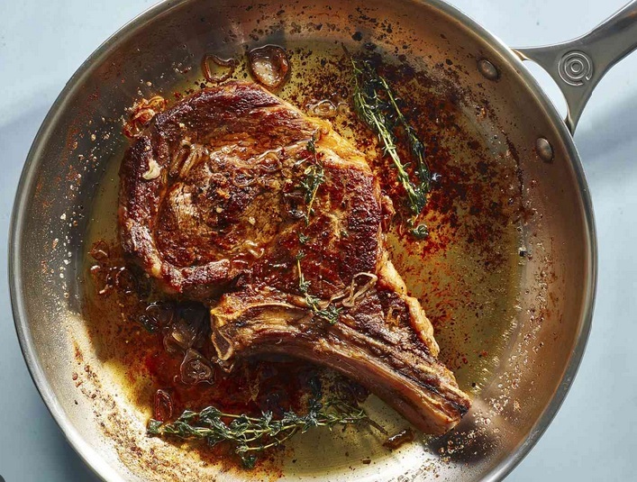 Pan-Seared Steaks recipe image