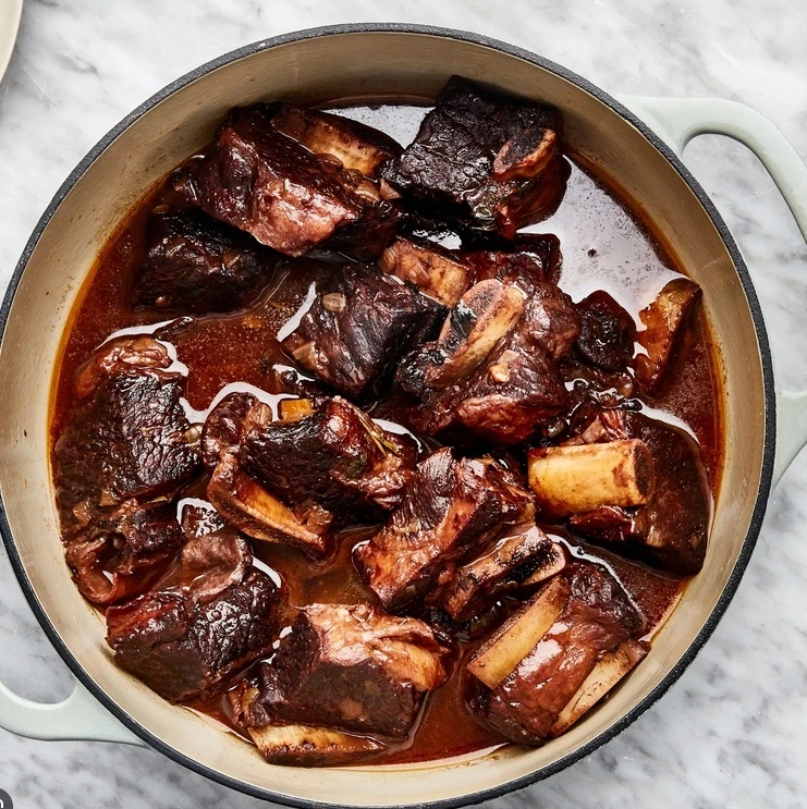 Red Wine-Braised Beef Short Ribs, food pairing image