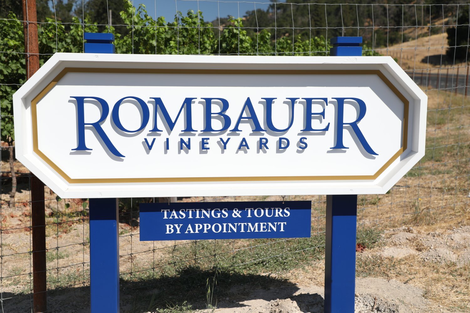 Rombauer Vineyards Sign
