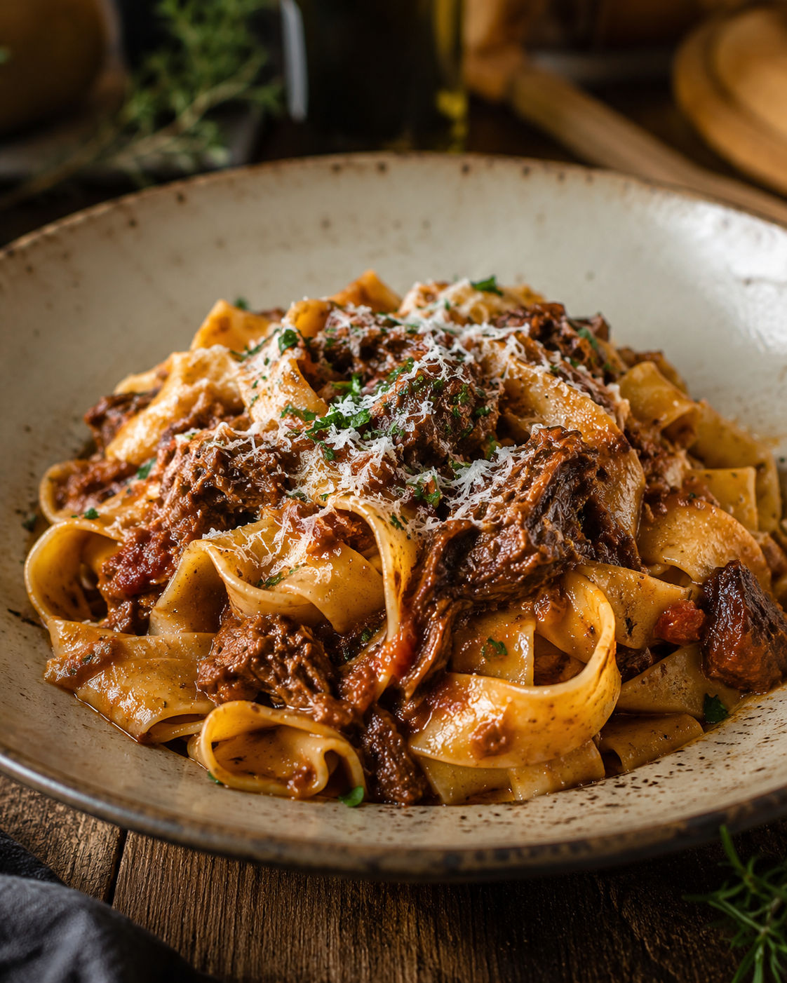 Pappardelle al Cinghiale, food pairing image