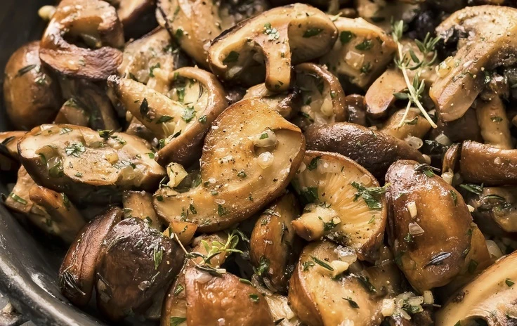 Sauteed mushrooms