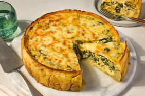 Spinach and Artichoke Quiche